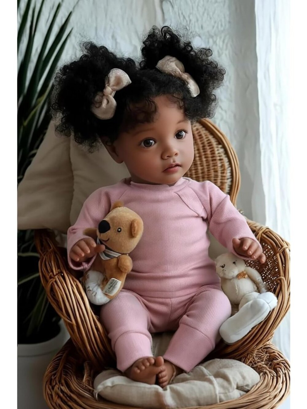 Lifelike 20" Reborn Baby Doll - Soft Body, Poseable Limbs, Realistic Vinyl, Gift